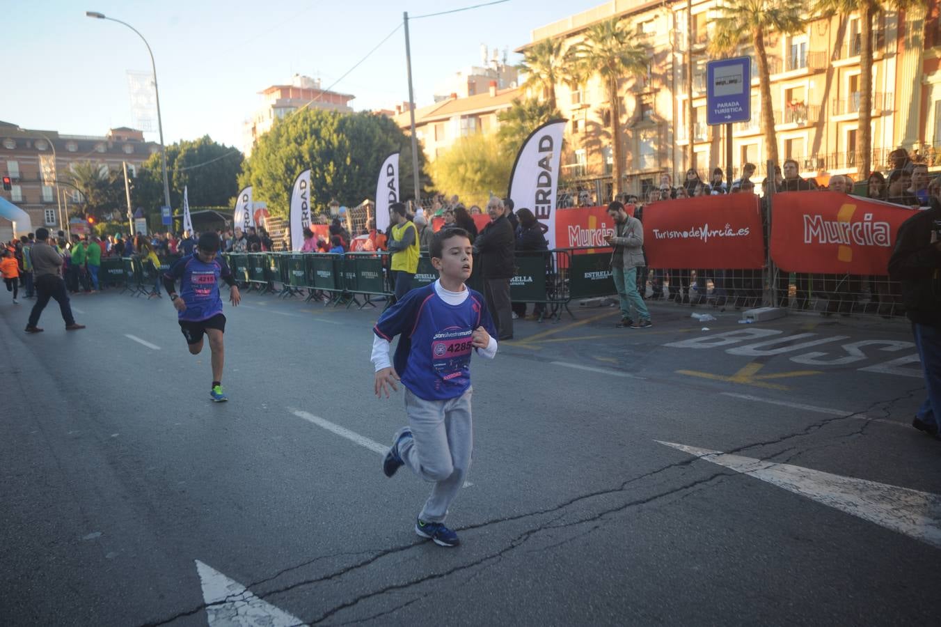 Los niños corren la San Silvestre de Murcia 2014