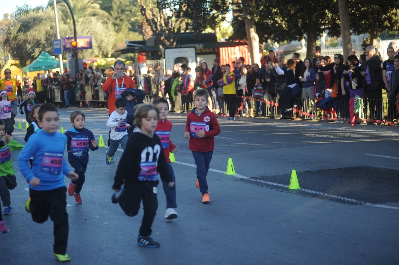 Los niños corren la San Silvestre de Murcia 2014