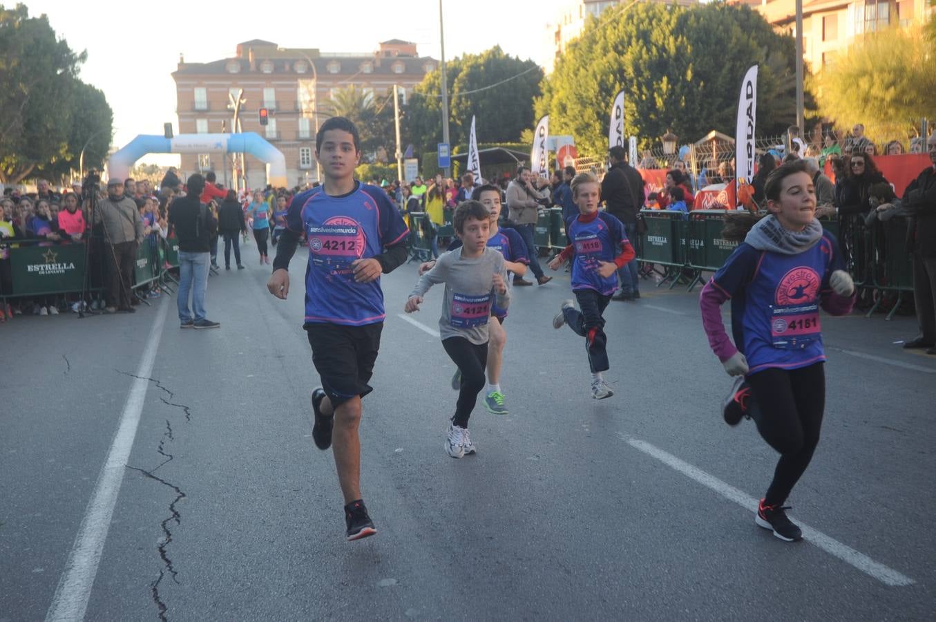 Los niños corren las San Silvestre de Murcia 2014 II