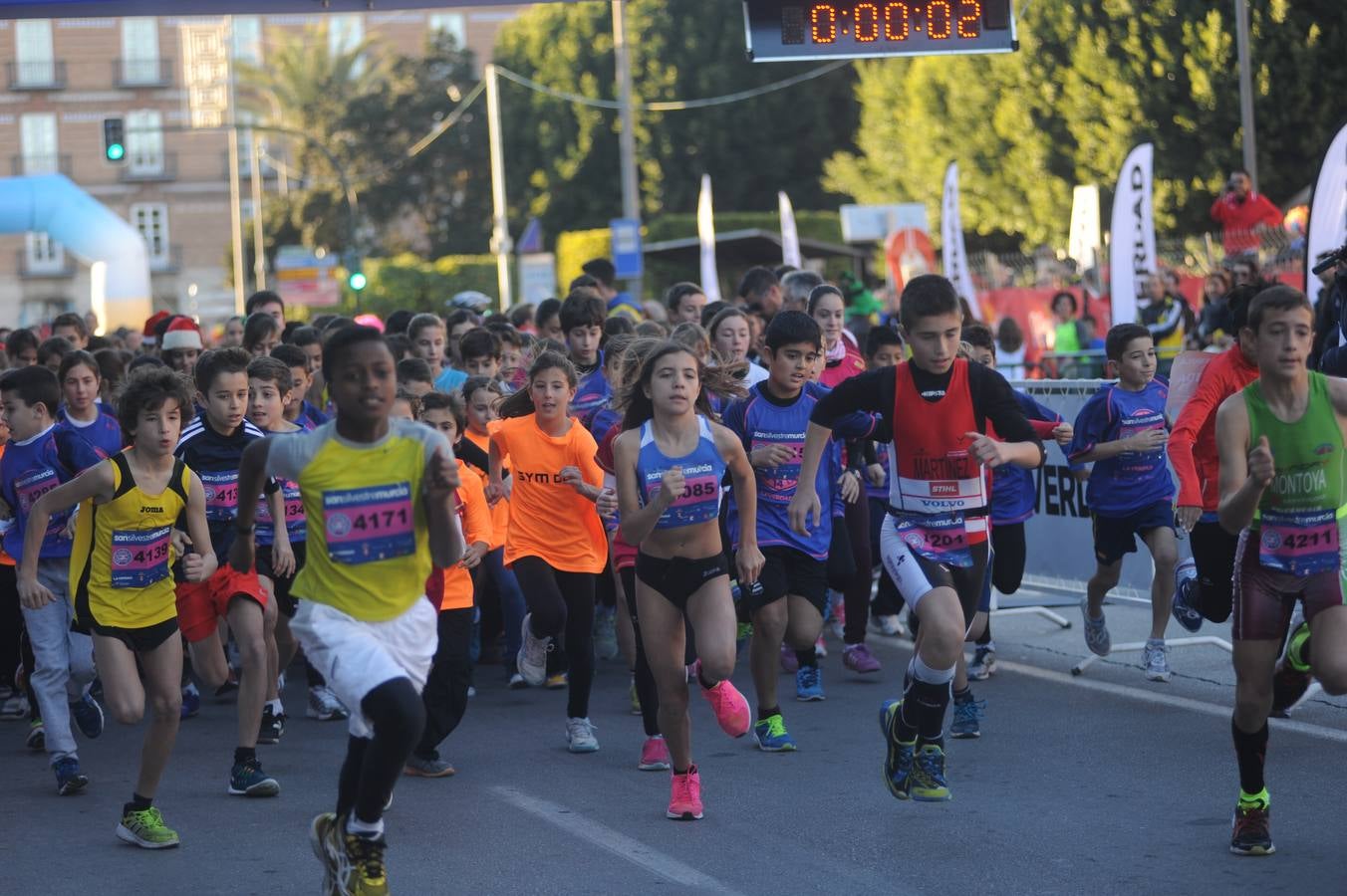 Los niños corren las San Silvestre de Murcia 2014 II