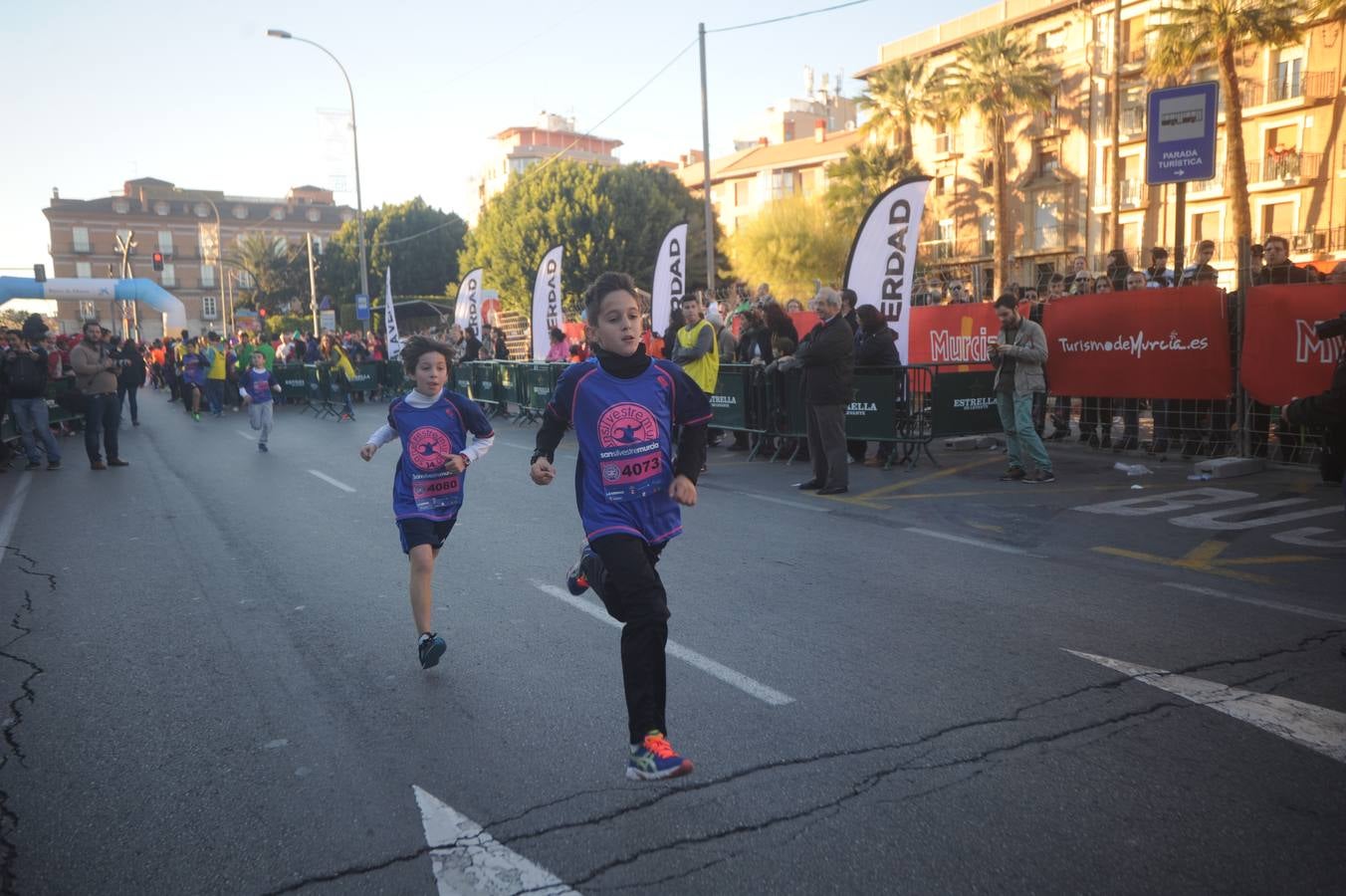 Los niños corren las San Silvestre de Murcia 2014 II