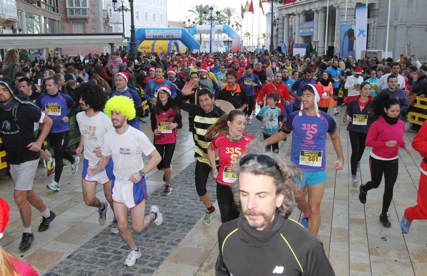 Salida de la San Silvestre de Cartagena