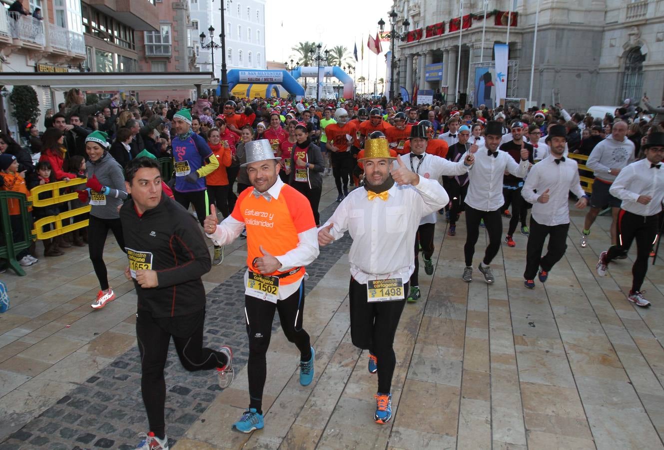 Salida de la San Silvestre de Cartagena