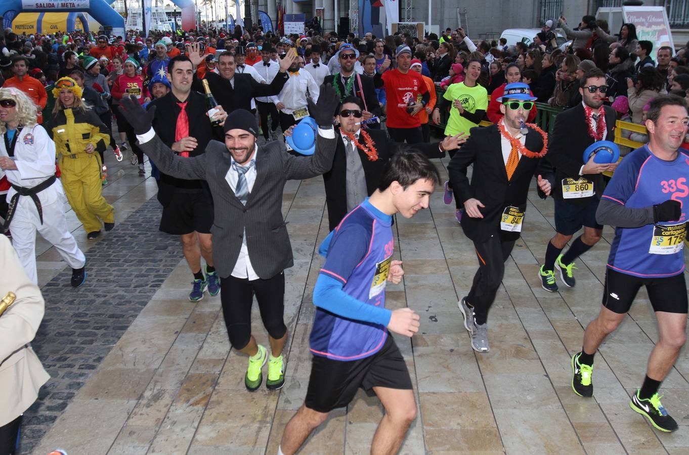 Salida de la San Silvestre de Cartagena