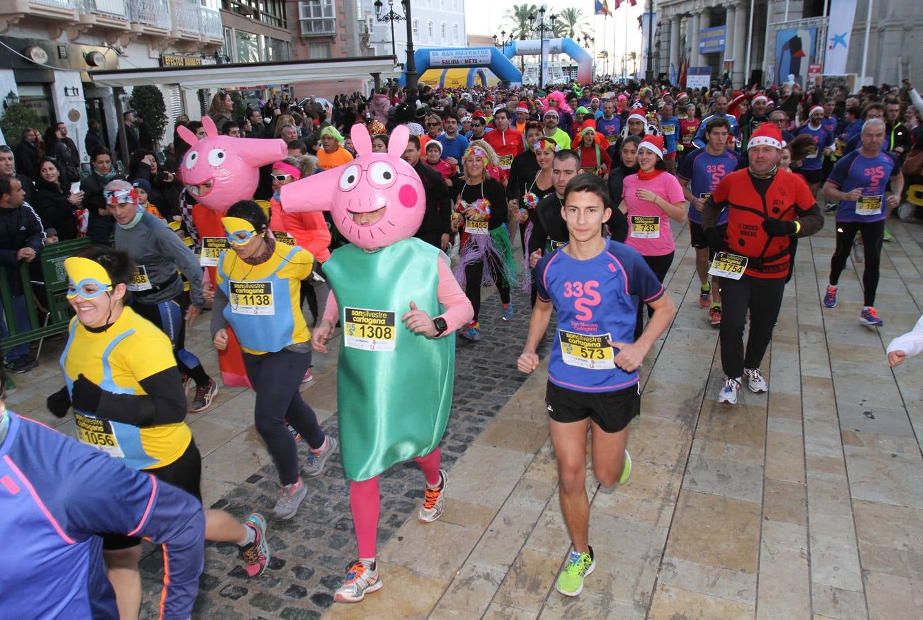 Salida de la San Silvestre de Cartagena