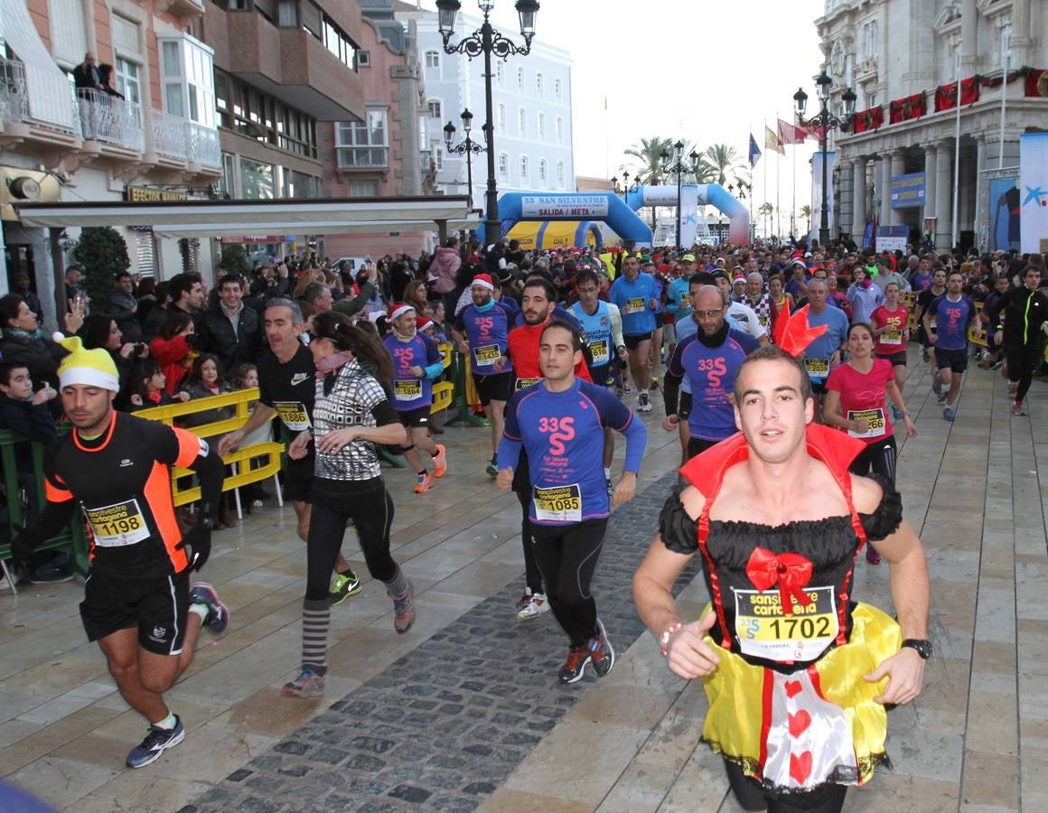 Salida de la San Silvestre de Cartagena