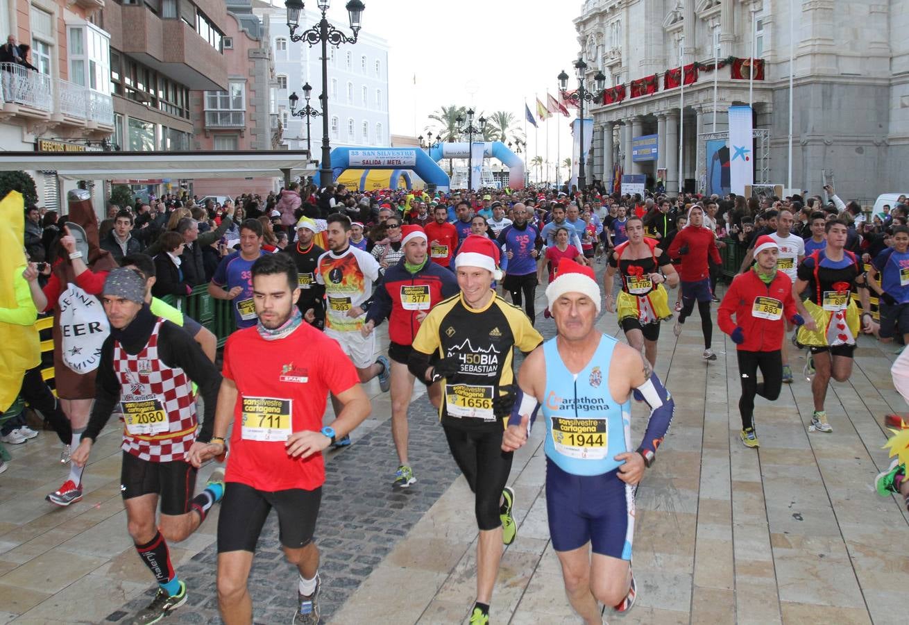 Salida de la San Silvestre de Cartagena