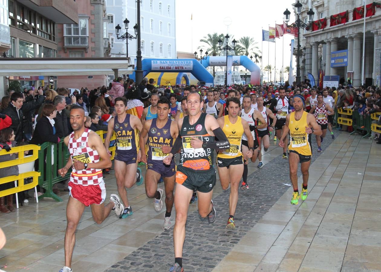 Salida de la San Silvestre de Cartagena