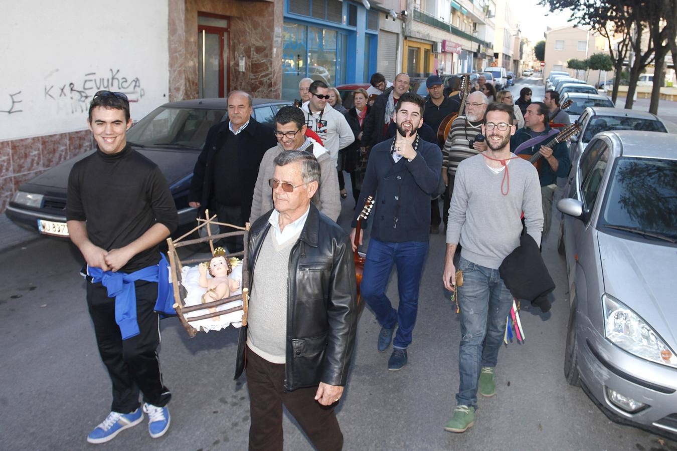 El Niño recorre  los carriles  de la huerta
