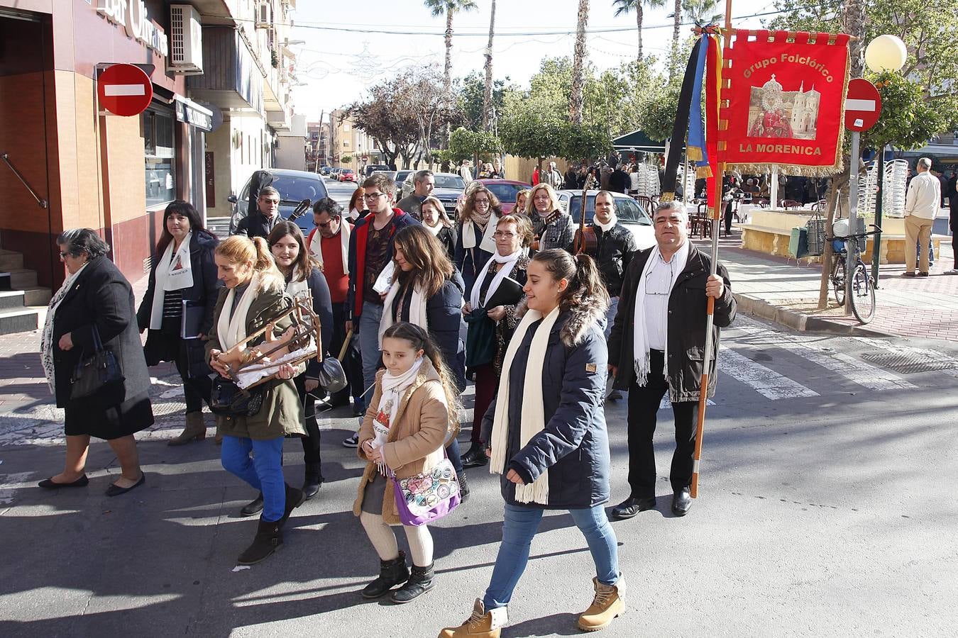 El Niño recorre  los carriles  de la huerta