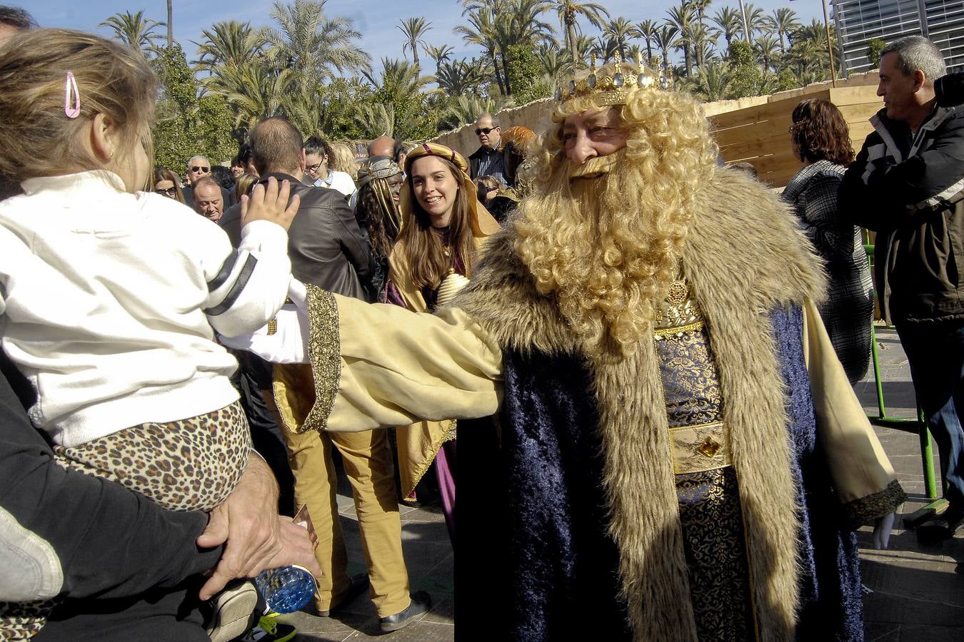 Los Reyes Magos en el Belén Viviente de Elche