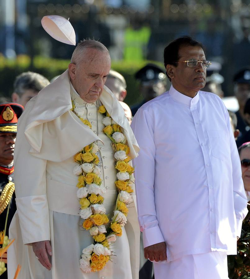 El Papa visita Sri Lanka