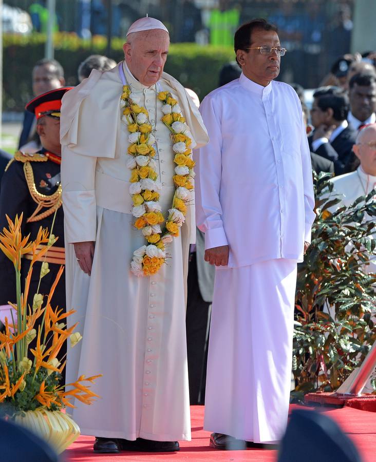 El Papa visita Sri Lanka