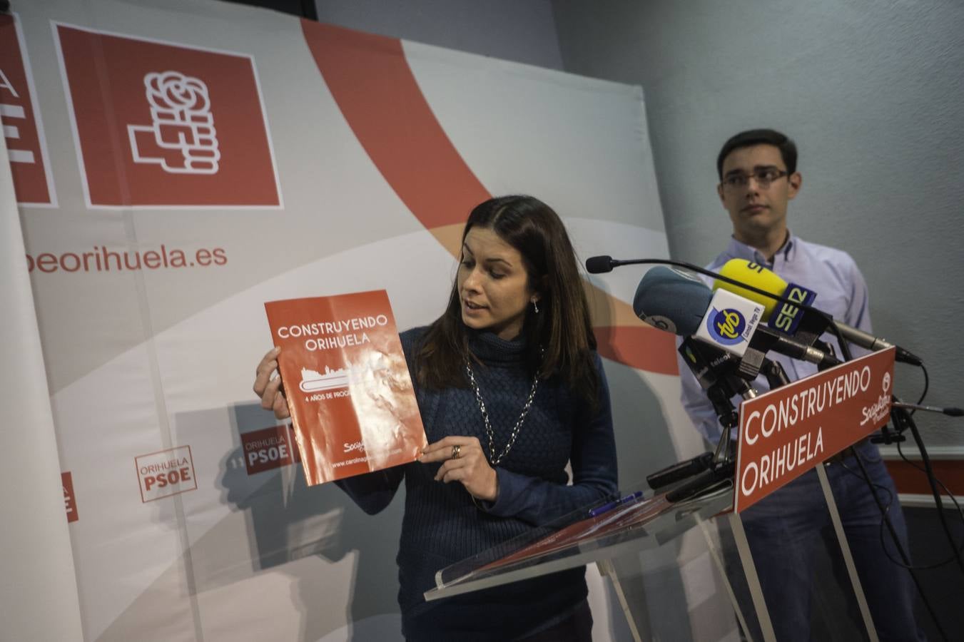Presentación de la página web del PSOE de Orihuela