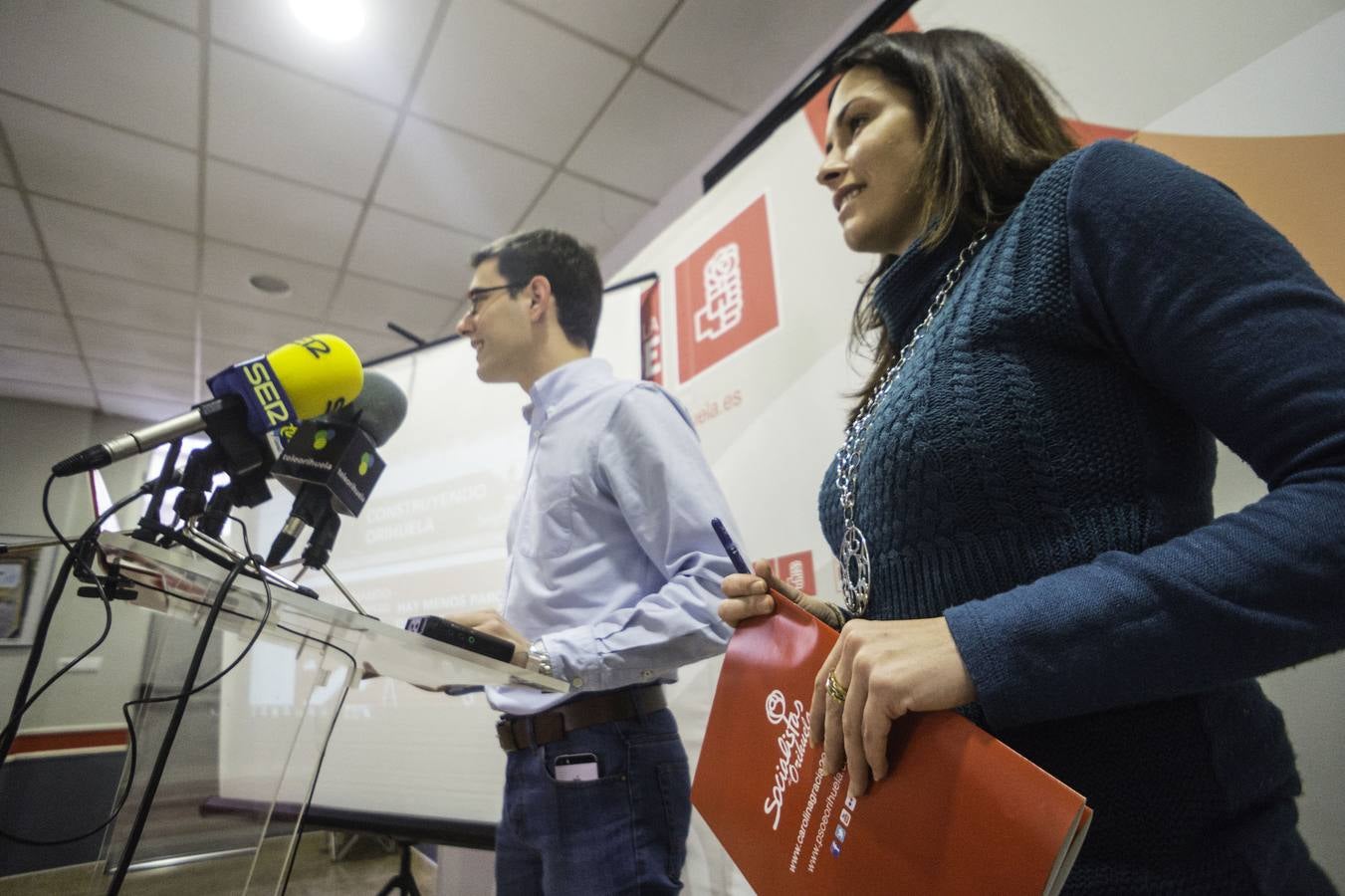 Presentación de la página web del PSOE de Orihuela