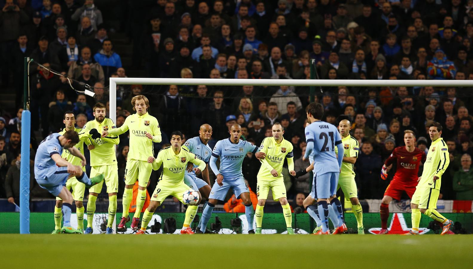 Las mejores imágenes del Manchester City-Barcelona