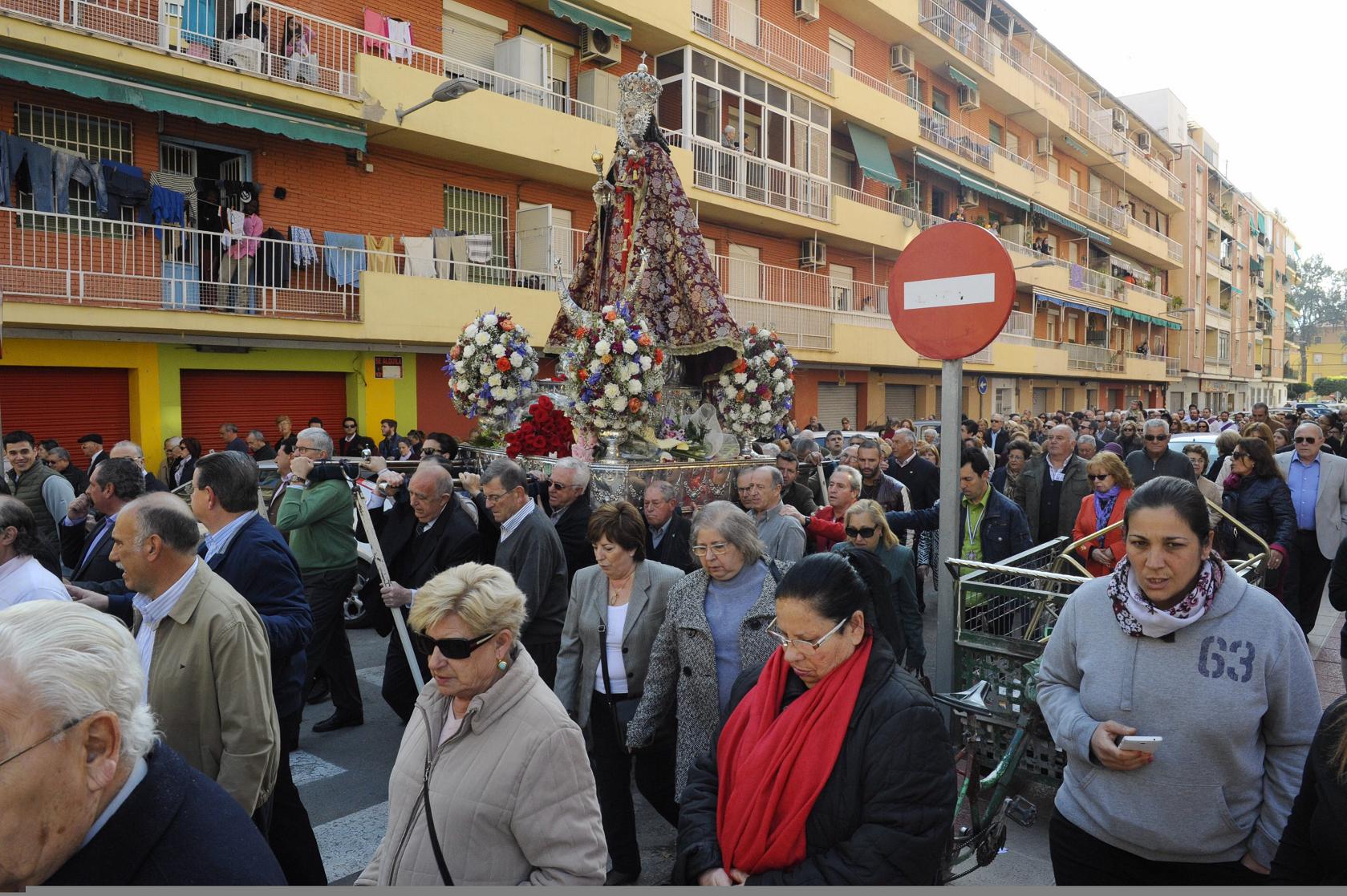 Procesión de la Fuensanta en La Paz