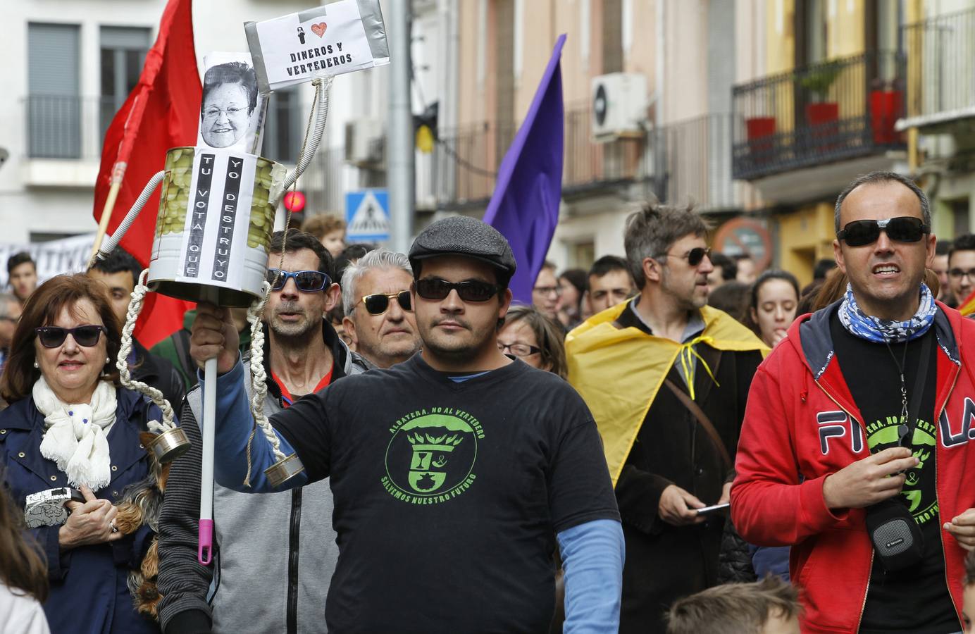 Manifestación en Xixona