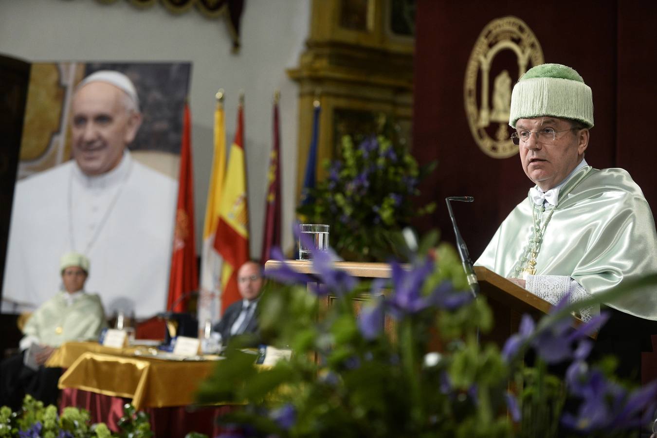 Thomas Bach, investido doctor honoris causa en la UCAM