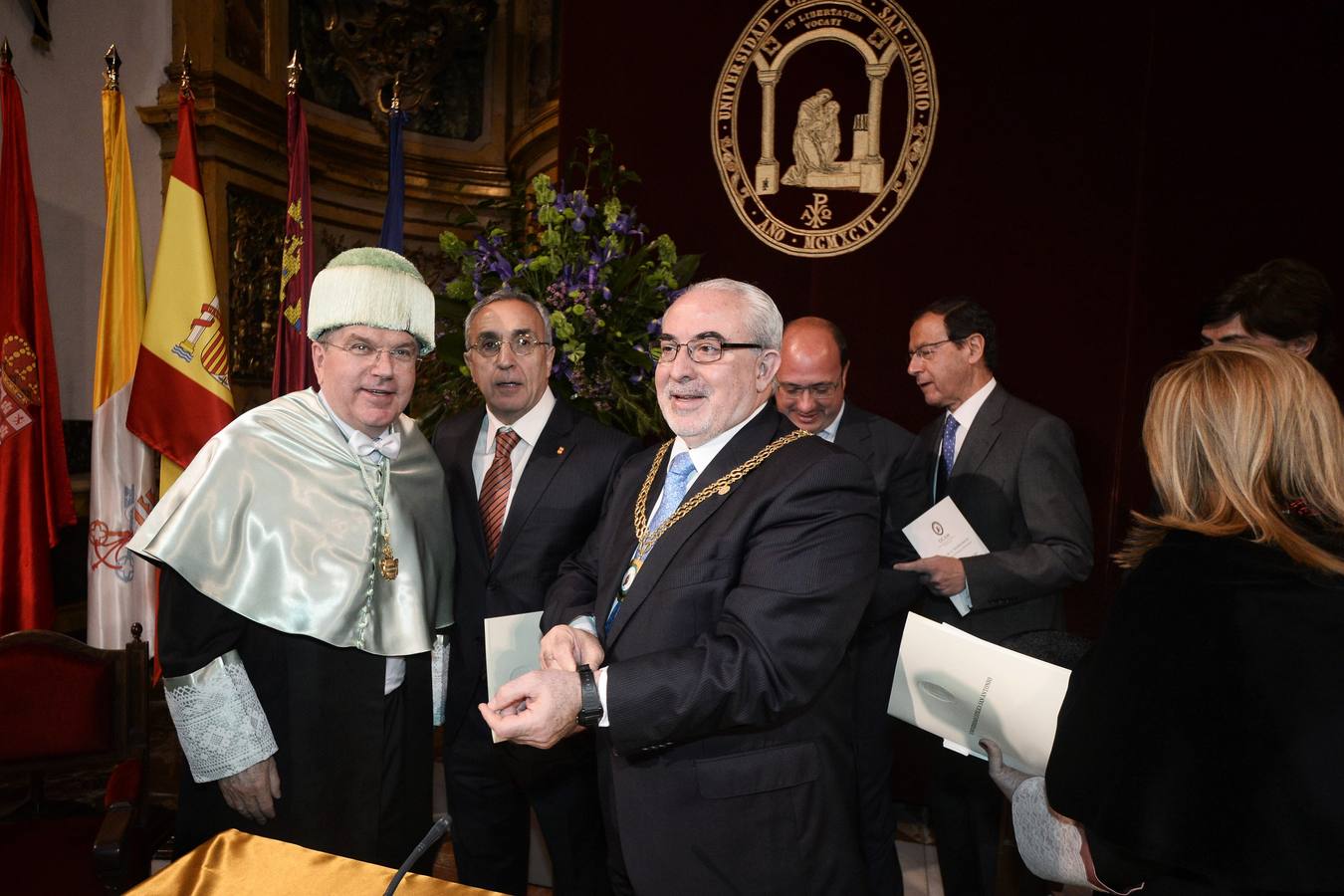 Thomas Bach, investido doctor honoris causa en la UCAM