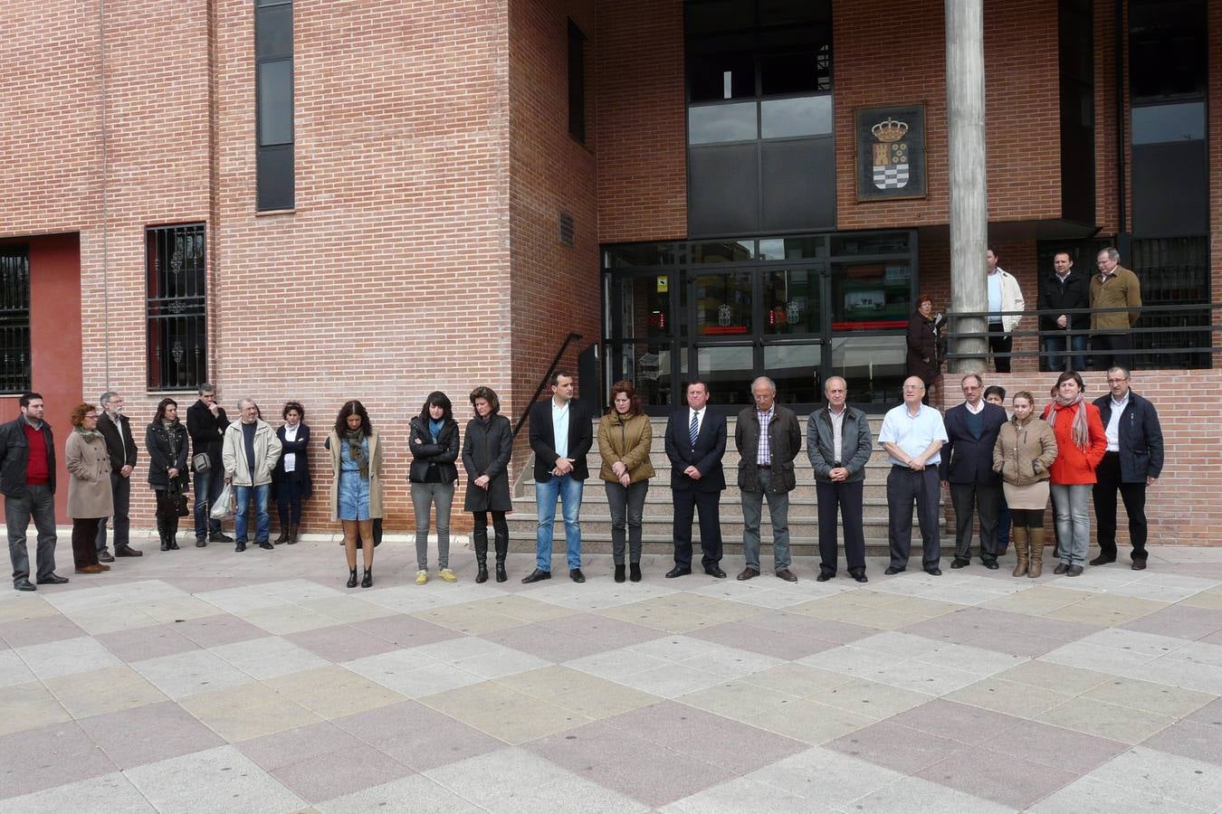 Minuto de silencio en Molina de Segura.