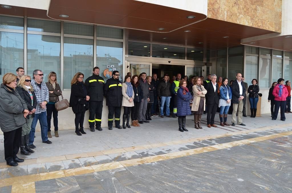 Minuto de silencio en San Javier.