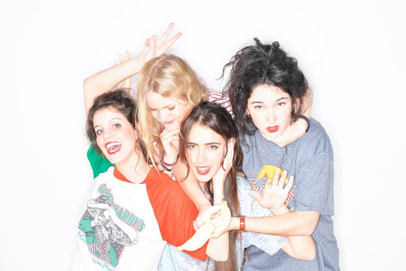 Las componentes del grupo madrileño 'Hinds'.