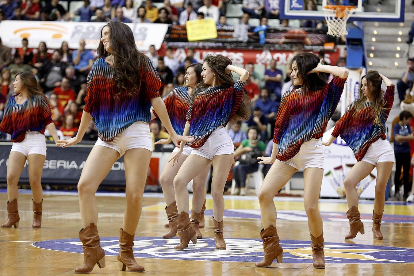 La grada del Ucam-Barcelona