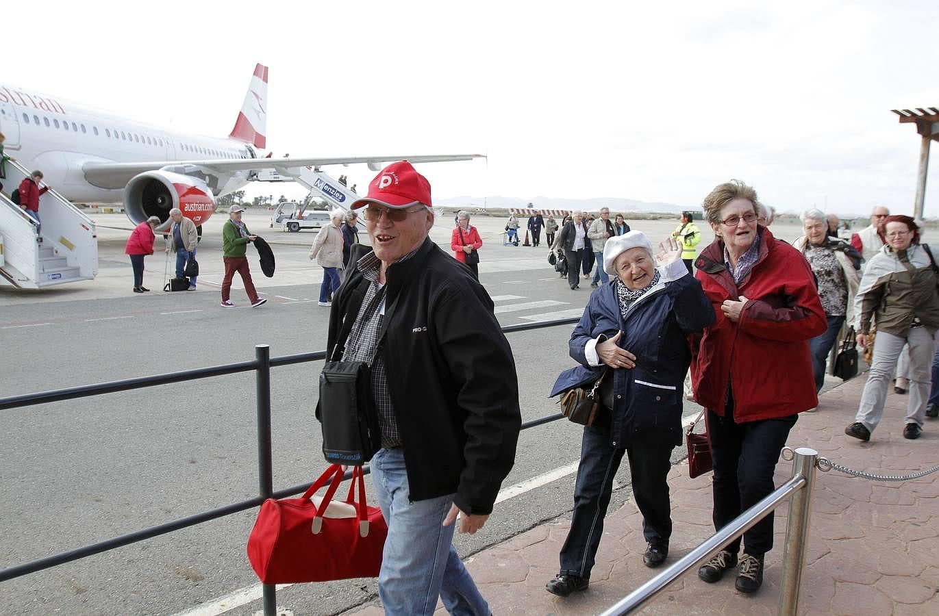 Primera oleada de turistas austriacos