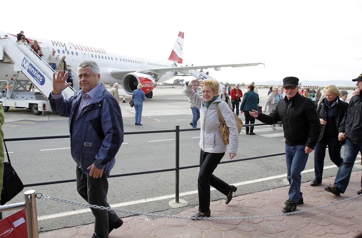 Primera oleada de turistas austriacos