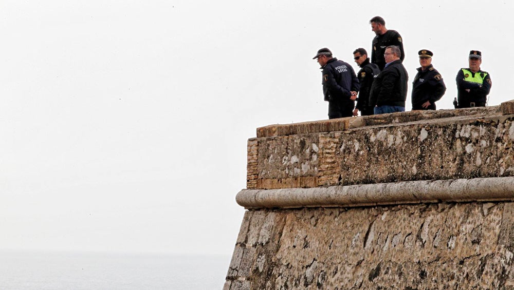 Hallan el cadáver de un hombre en el castillo de San Fernando en Alicante