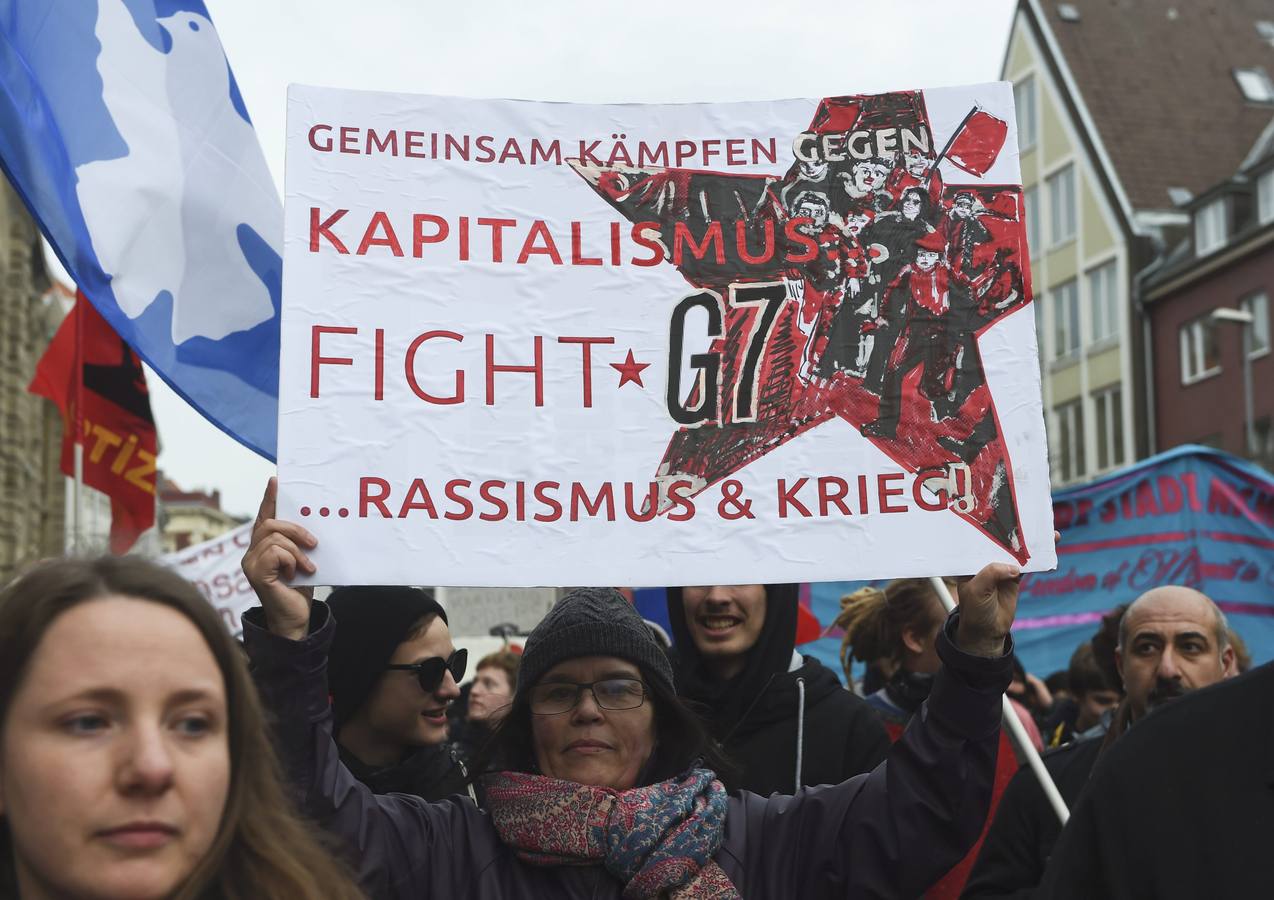 Protesta contra el G7 en Alemania