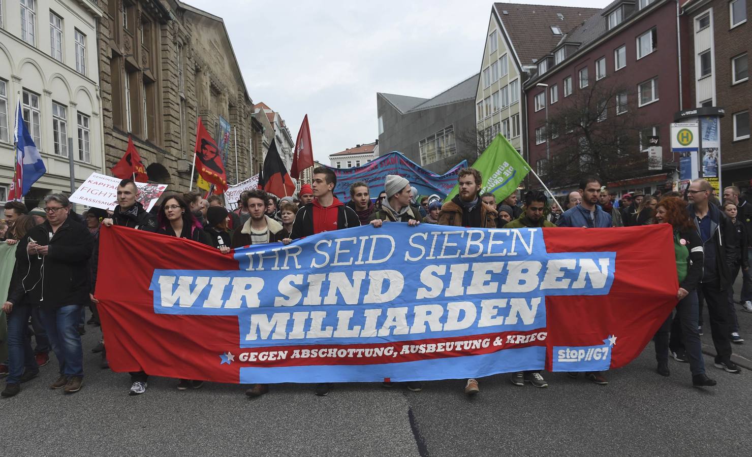 Protesta contra el G7 en Alemania