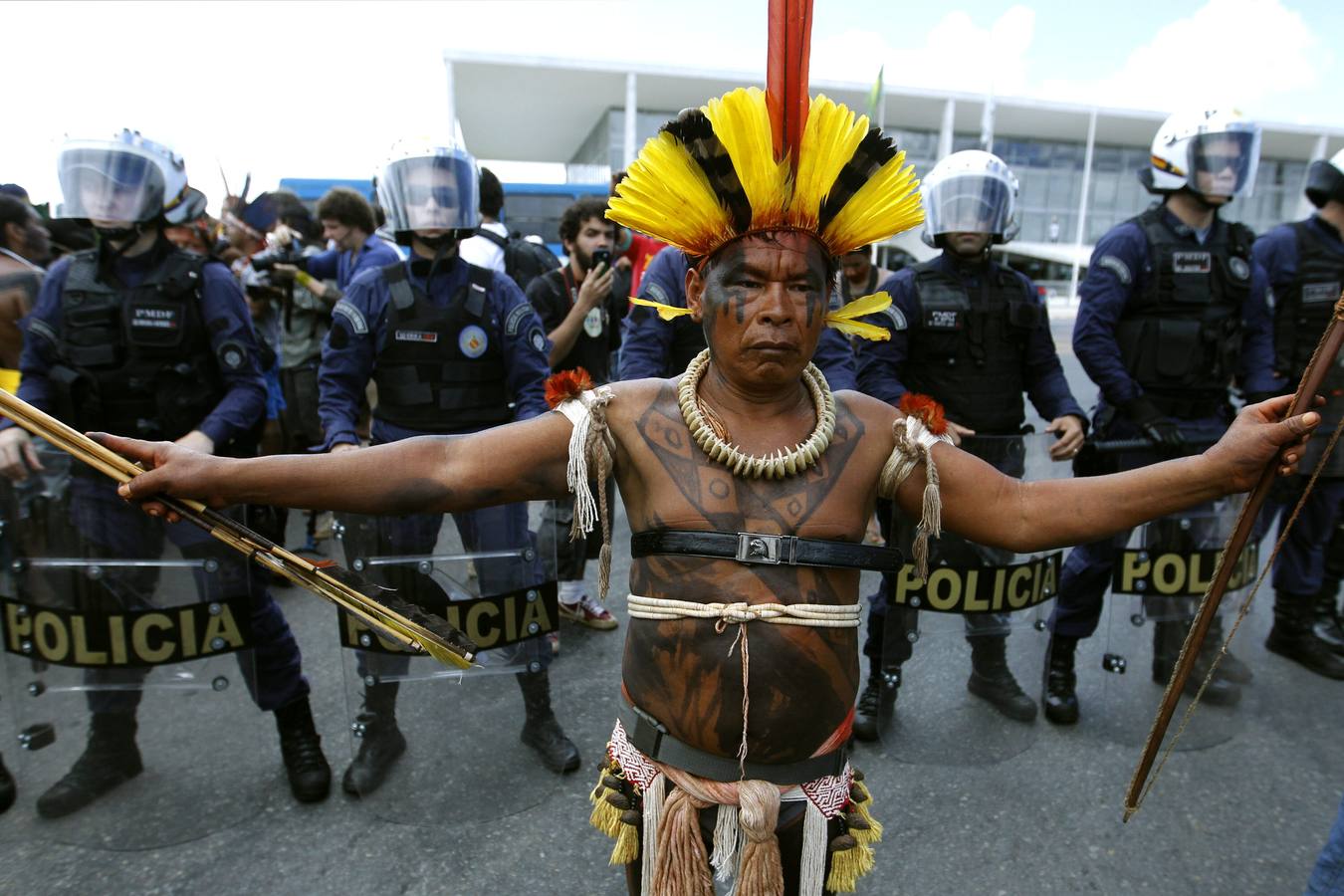 Los indígenas quieren sus tierras