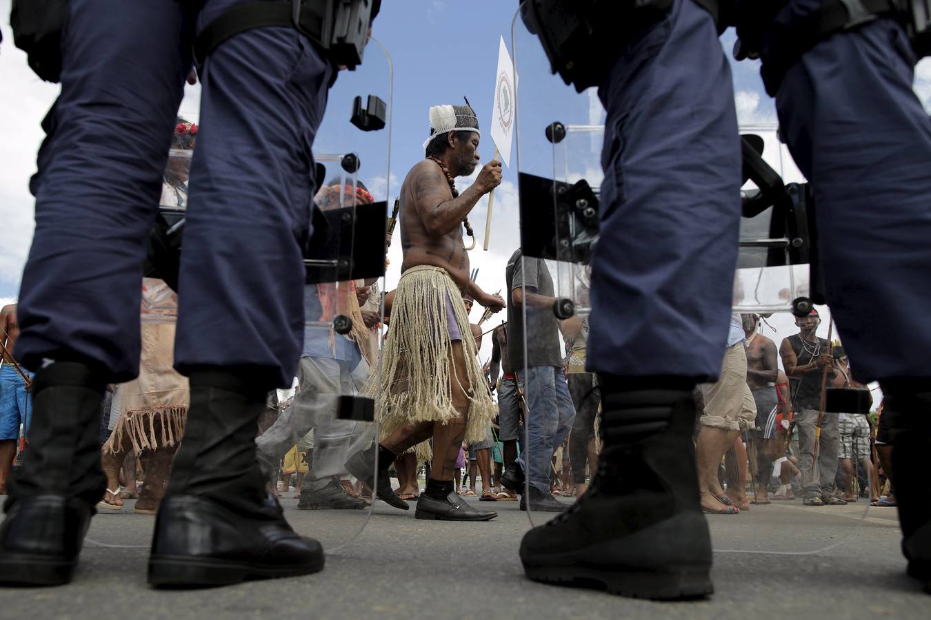 Los indígenas quieren sus tierras