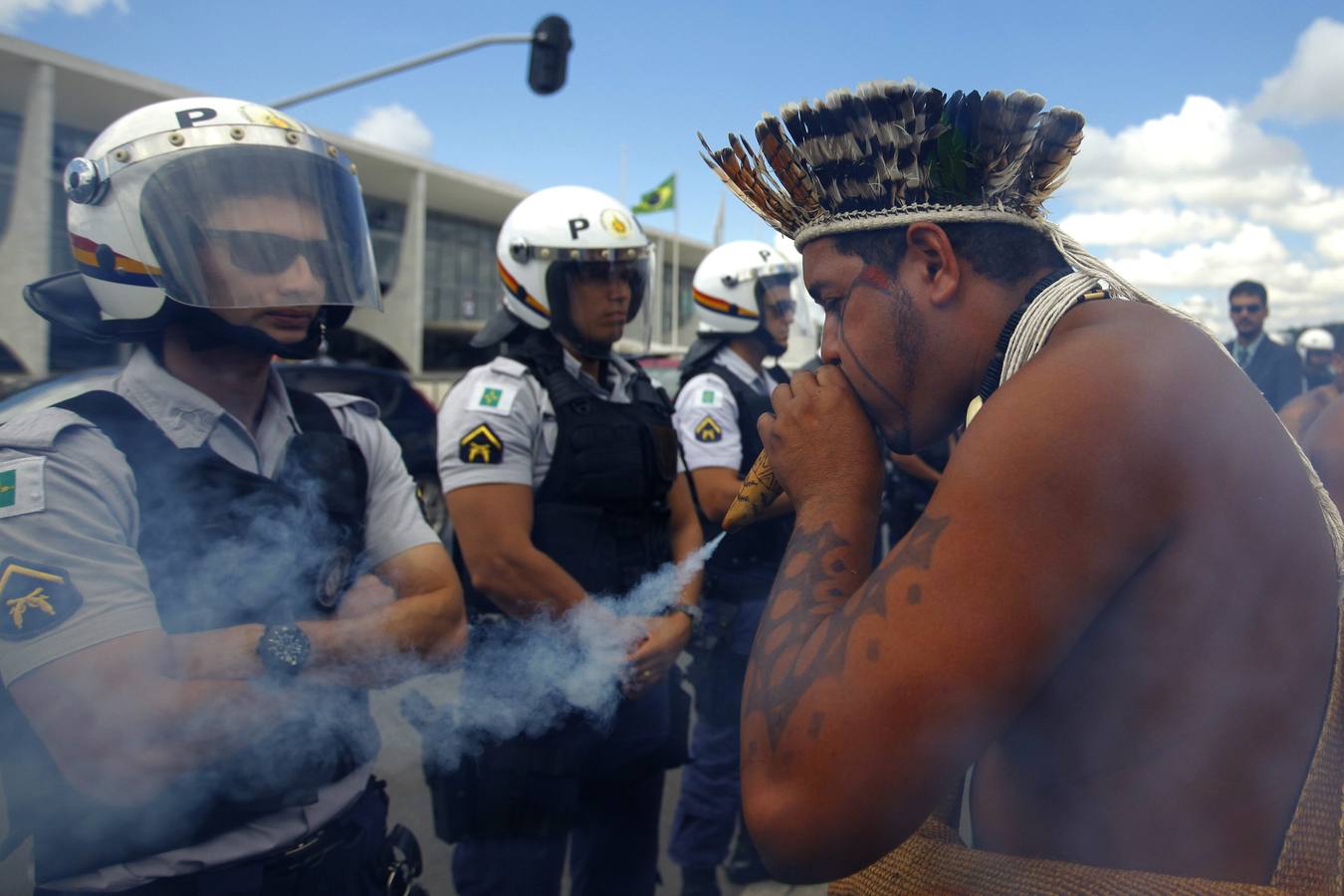 Los indígenas quieren sus tierras