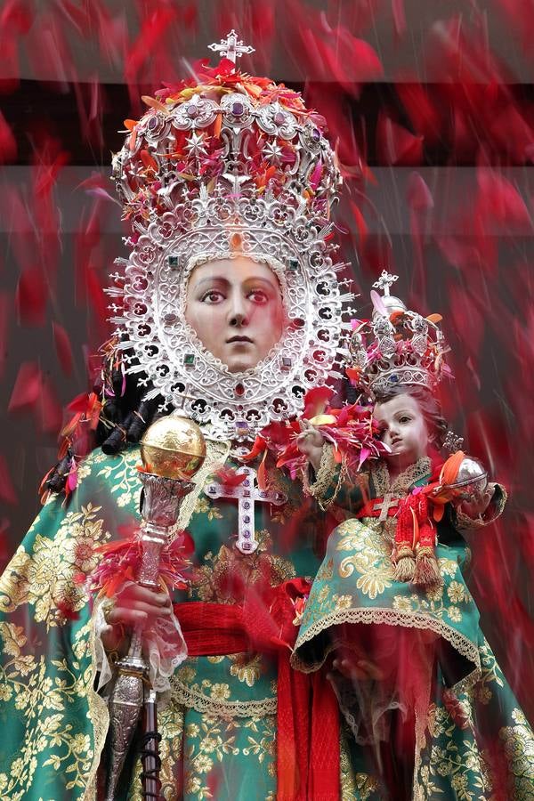 La Virgen de la Fuensanta regresa a su santuario de Algezares