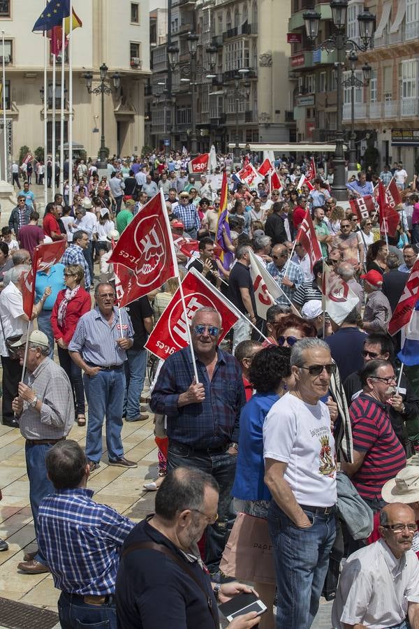 Mil personas se manifiestan en Cartagena contra las políticas de austeridad