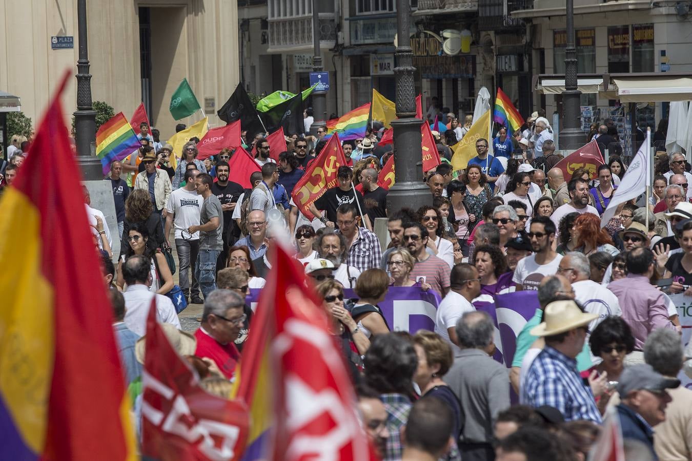 Mil personas se manifiestan en Cartagena contra las políticas de austeridad