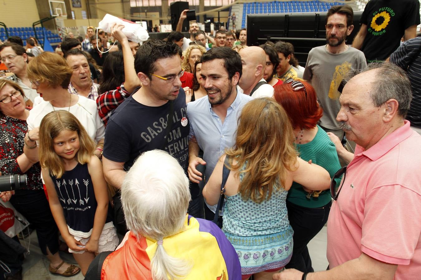 Mitin de Alberto Garzón en Alicante