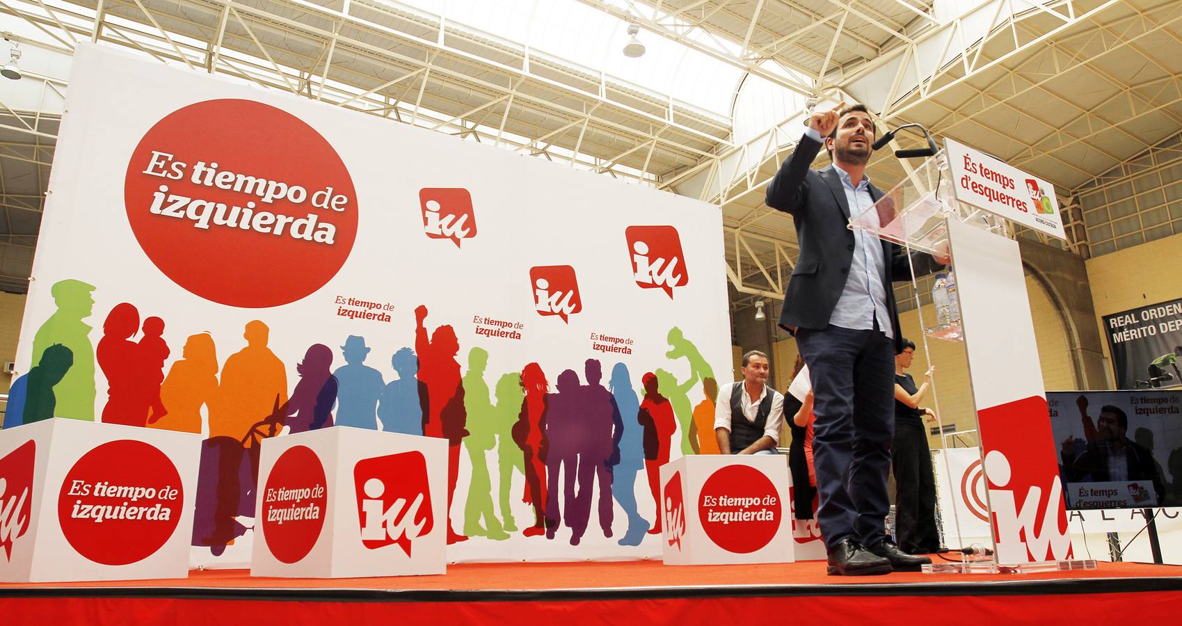 Mitin de Alberto Garzón en Alicante