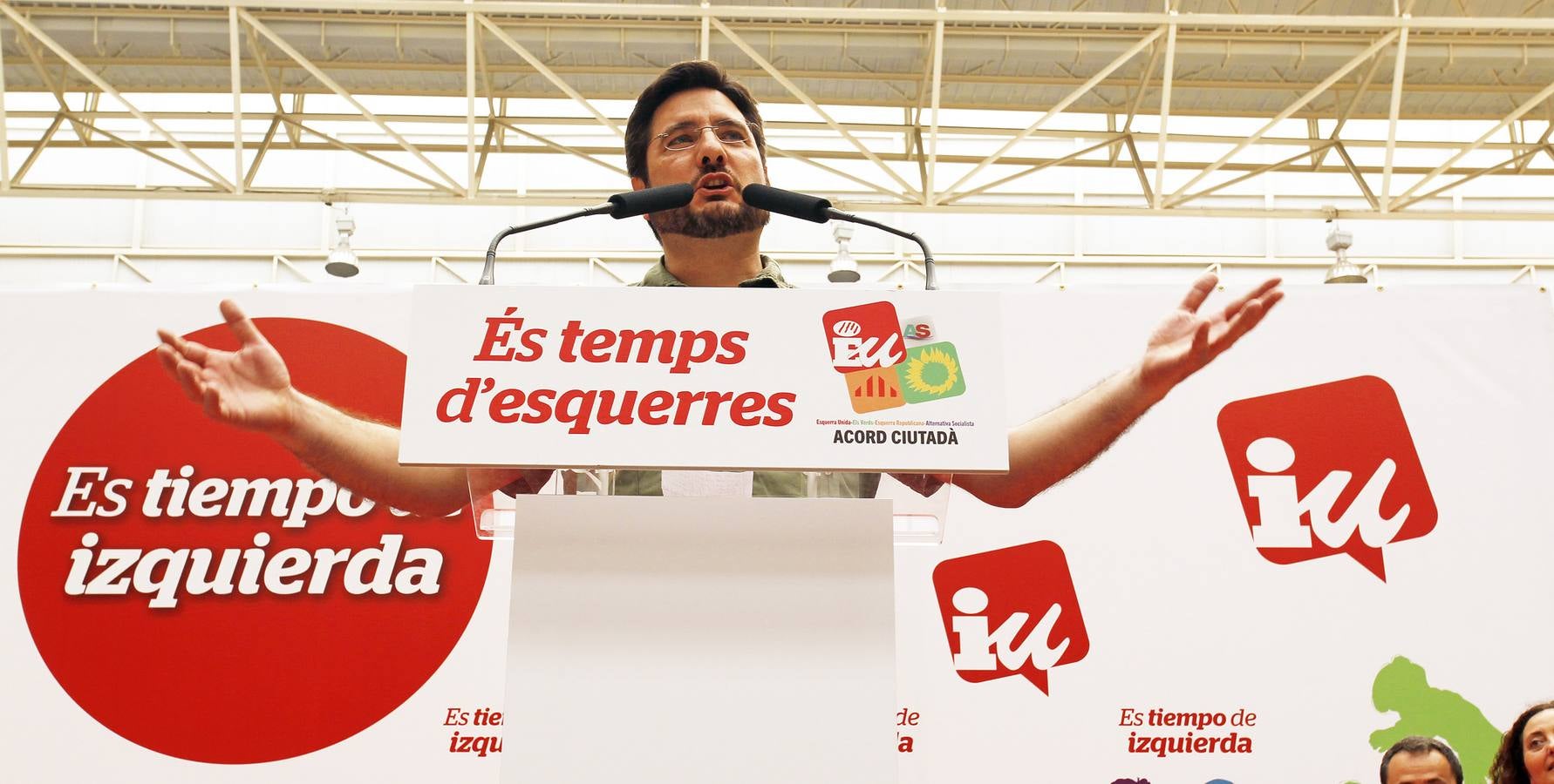 Mitin de Alberto Garzón en Alicante