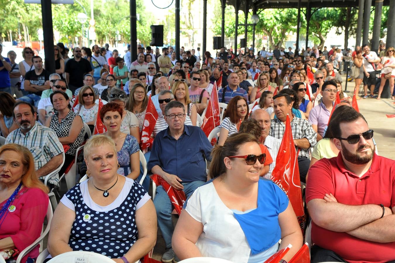 Acto de Alberto Garzón en Murcia