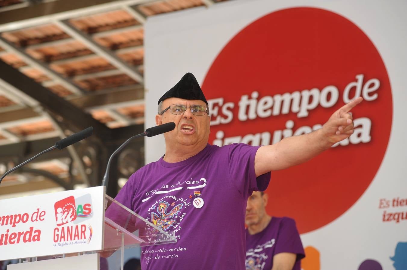 Acto de Alberto Garzón en Murcia