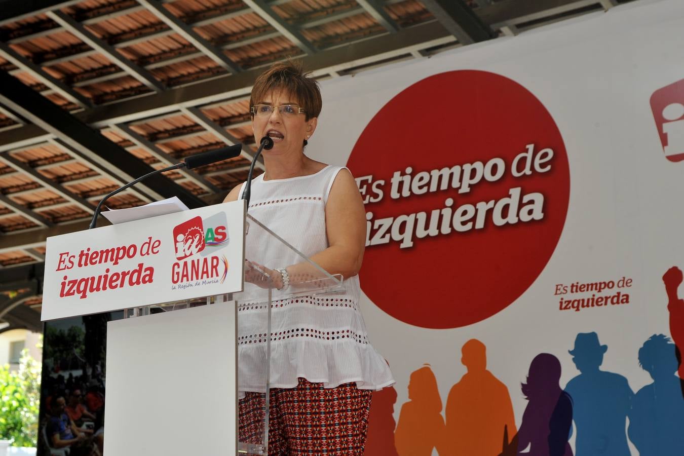 Acto de Alberto Garzón en Murcia