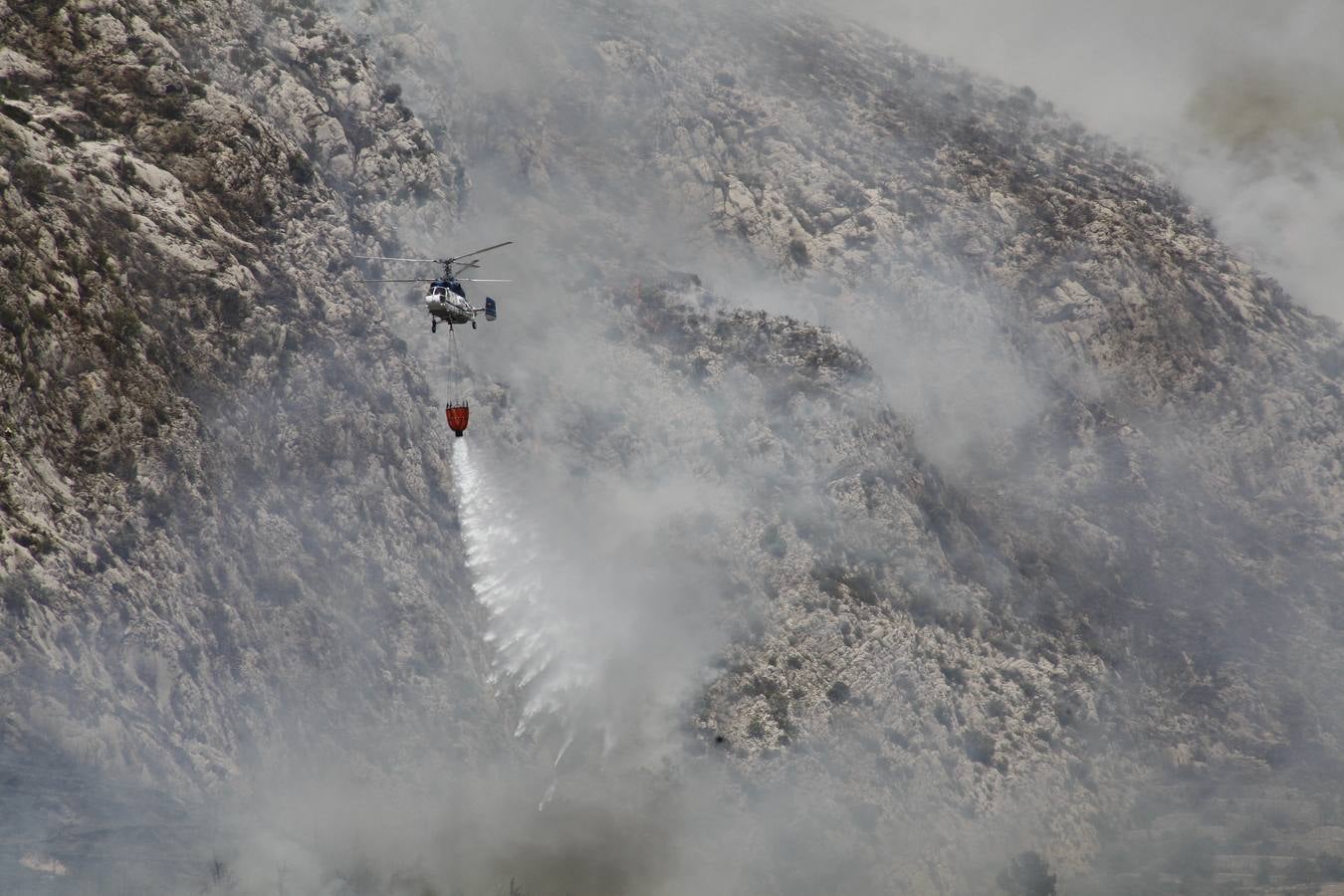 Incendio en La Vall d&#039; Ebo