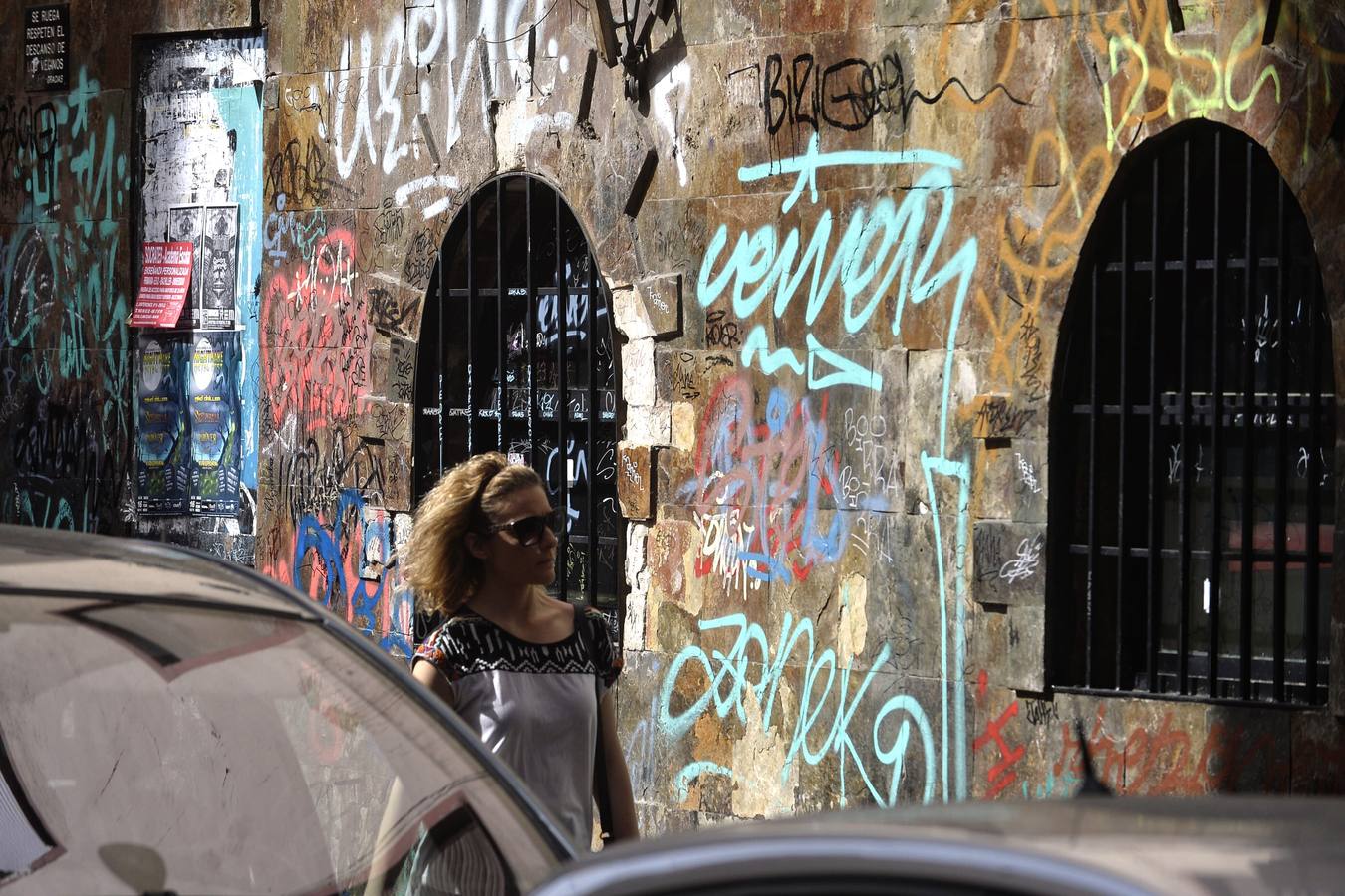 Las pintadas indignan a los vecinos