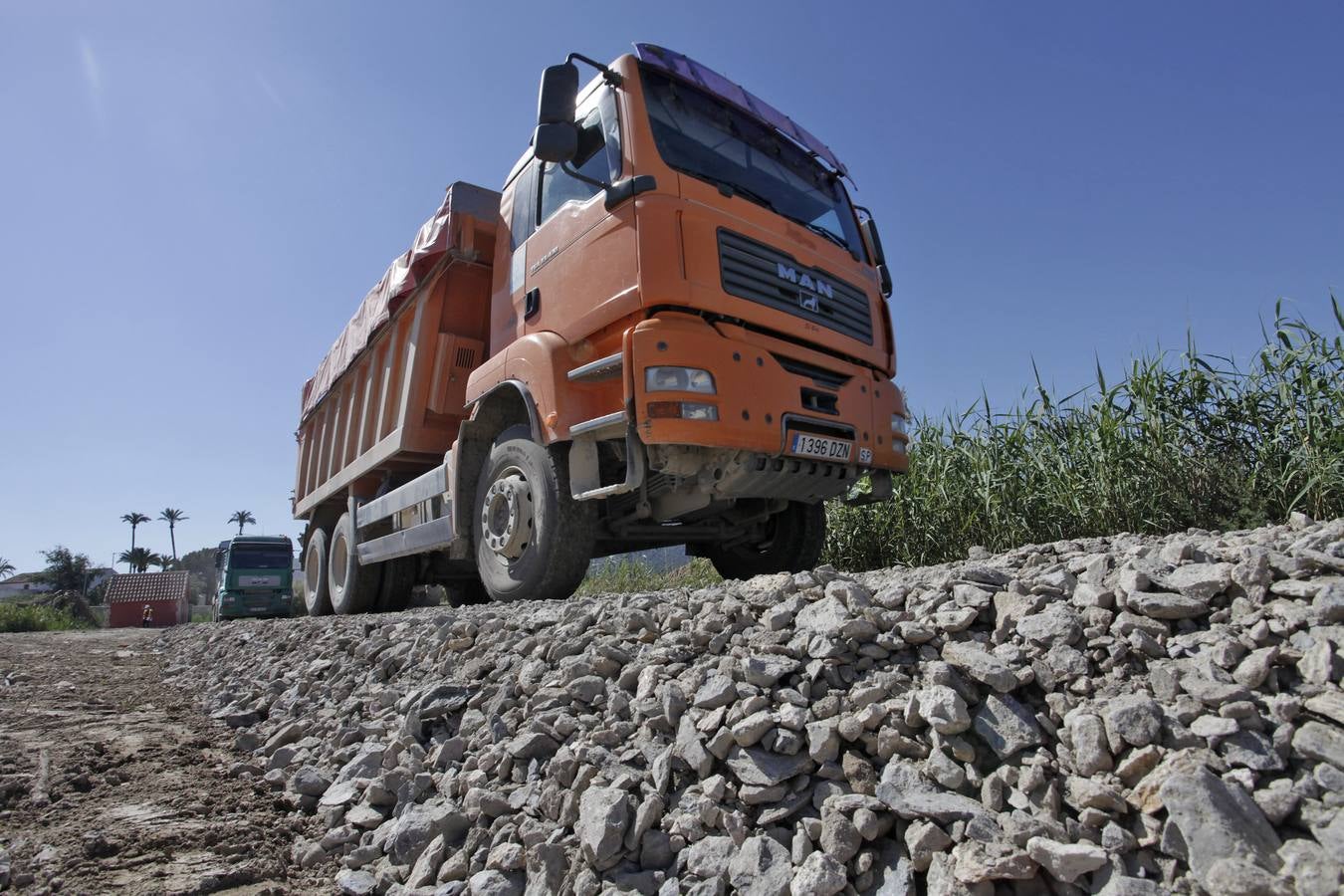 Diques convertidos en caminos