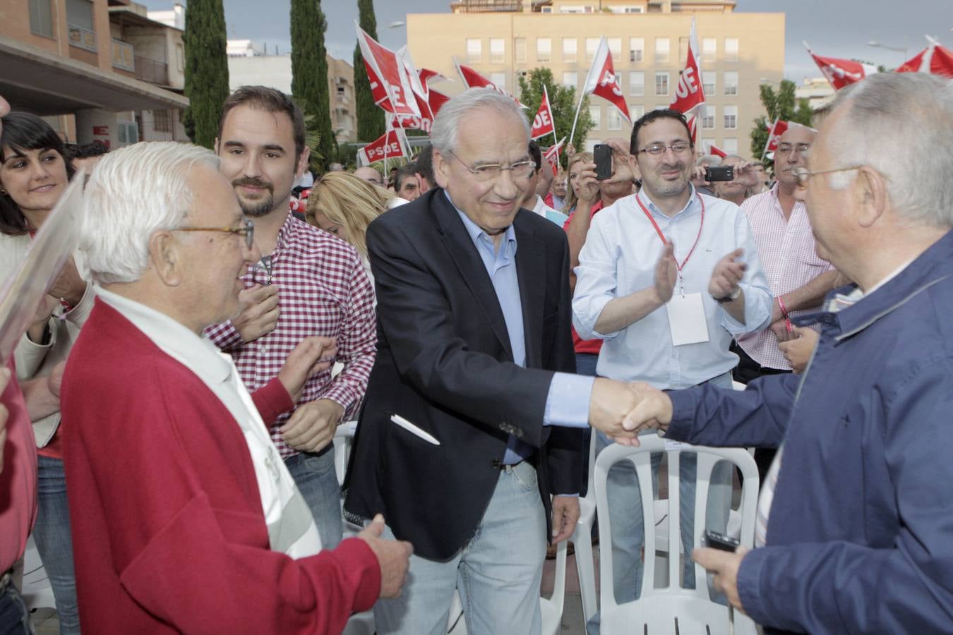 Mitin de Alfonso Guerra en Lorca