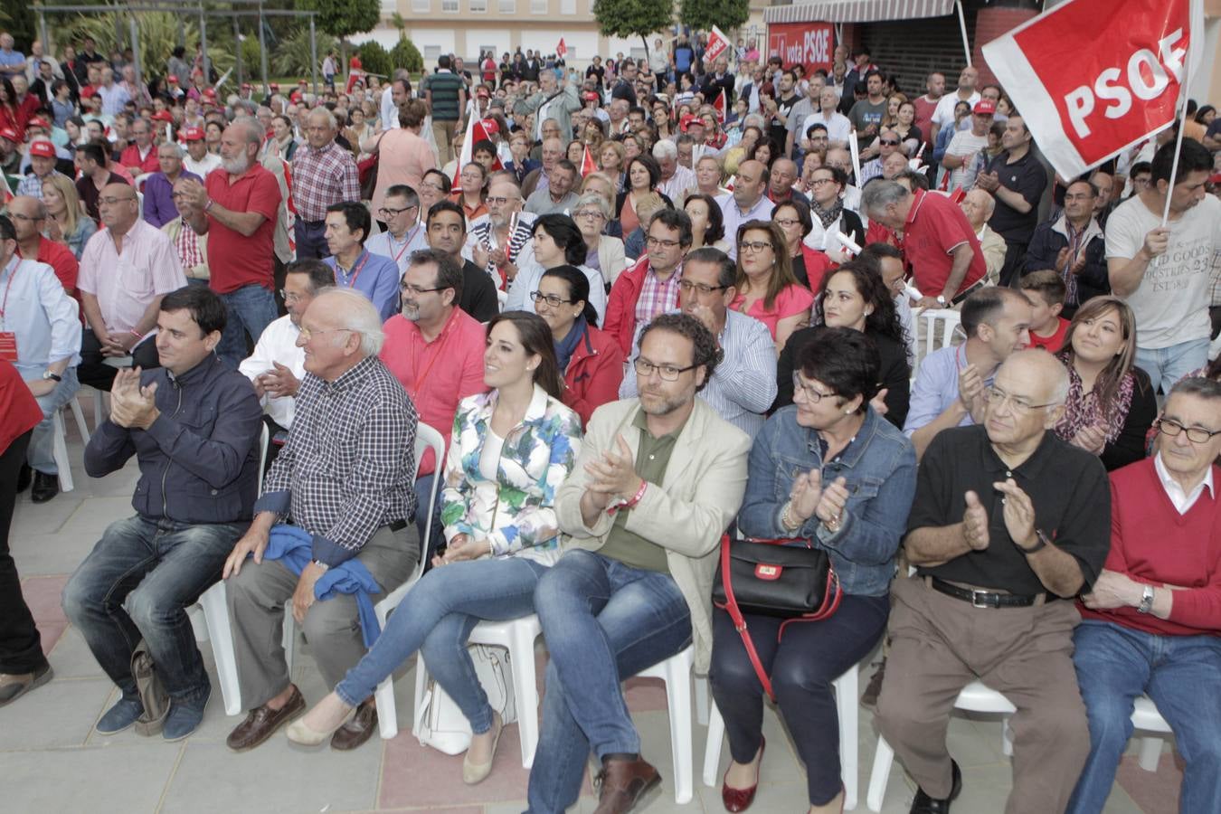 Mitin de Alfonso Guerra en Lorca